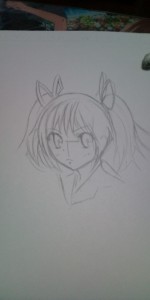 適当描き。これでもピンクっていうか黄色な感じがする